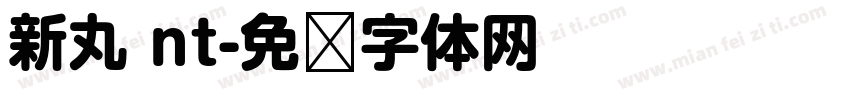 新丸 nt字体转换